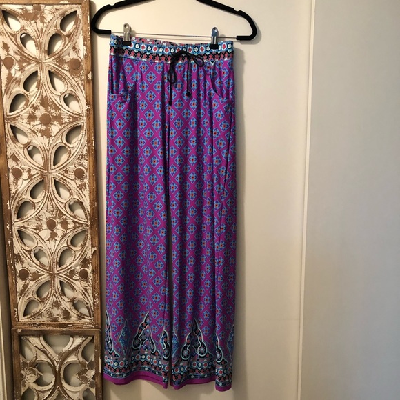 Nanette Lepore Moroccan Medallion Beach Pants - Picture 5 of 9